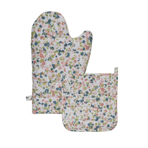 Σετ Γάντι και Πιάστρα Κουζίνας Kentia Fiorita