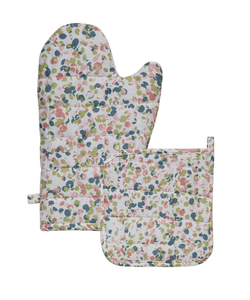 Σετ Γάντι και Πιάστρα Κουζίνας Kentia Fiorita