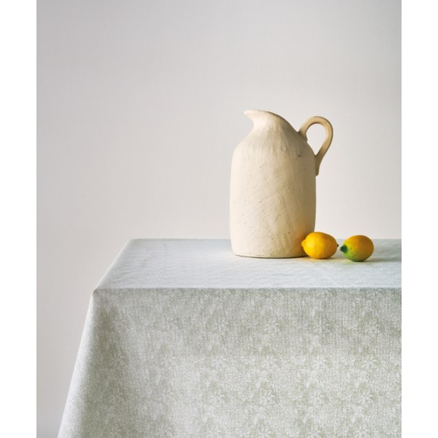 Τραπεζομάντηλο Kentia Flos White- Light Green...