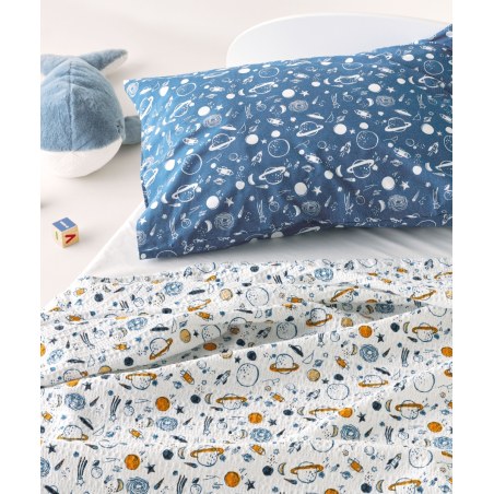 Κουβέρτα Αγκαλιάς Kentia Garnet White-Blue-Orange 70x100