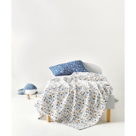 Παιδική Κουβέρτα Πικέ Μονή Kentia Garnet 160x240