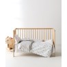 Σετ Σεντόνια Λίκνου 2 Τεμαχίων Kentia Gonzo Cream-Light Beige 70x120