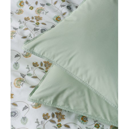 Σετ Μαξιλαροθήκες 2 Τεμαχίων Kentia Ifigenia A Light Green 50x70