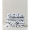 Σετ Σεντόνια King Size 4 Τεμαχίων Kentia Incu White- Black 270x270