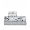 Σετ Σεντόνια Υπέρδιπλα 4 Τεμαχίων Kentia Incu White- Black 240x270