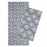 Σετ Πετσέτες 2 Τεμαχίων Kentia Kavan 22 Grey-White 70x140,50x90