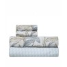 Σετ Σεντόνια Υπέρδιπλα 4 Τεμαχίων Kentia Kernel 1 Whiteblue-Beige 240x270
