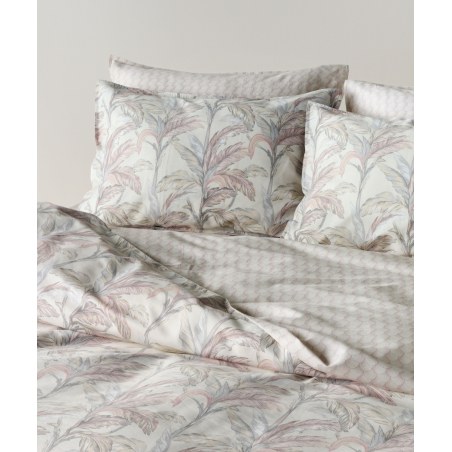 Σετ Μαξιλαροθήκες 2 Τεμαχίων Kentia Kernel 20 Cream-Pink-Grey 50x70