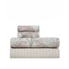 Σετ Σεντόνια King Size 4 Τεμαχίων Kentia Kernel 20 Cream-Pink-Grey 270x270