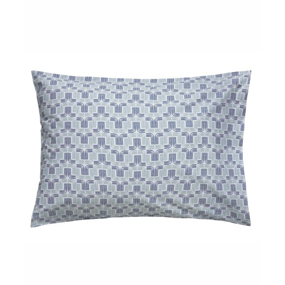 Σετ Μαξιλαροθήκες 2 Τεμαχίων Kentia Kivo A White- Blue-...