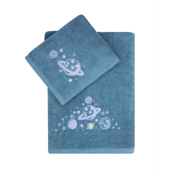 Σετ Πετσέτες 2 Τεμαχίων Kentia Leandro 70x125,50x70