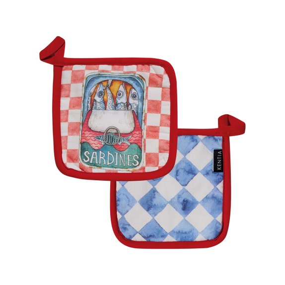 Σετ Πιάστρες Κουζίνας 2 Τεμαχίων Kentia Lecce 20x20