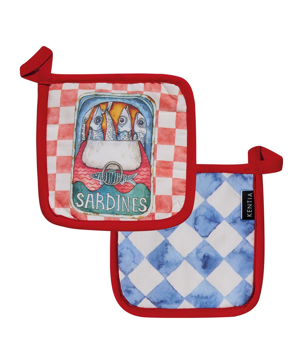 Σετ Πιάστρες Κουζίνας 2 Τεμαχίων Kentia Lecce 20x20