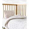 Σετ Σεντόνια Λίκνου 2 Τεμαχίων Kentia Lirio Green-Pink 260x120