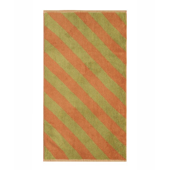 Πετσέτα Προσώπου Kentia Listra 10 Orange-Green 50x90
