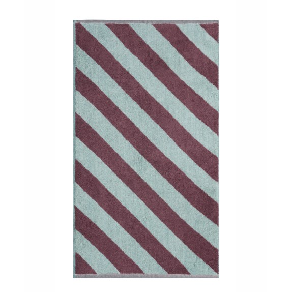 Πετσέτα Προσώπου Kentia Listra 14 Pink-Light Green 50x90