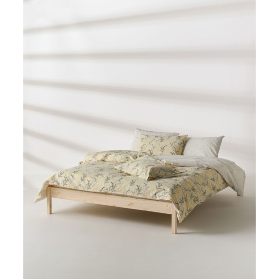 Σετ Σεντόνια King Size 4 Τεμαχίων Kentia Luma Cream-...