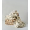 Σετ Σεντόνια Υπέρδιπλα 4 Τεμαχίων Kentia Luma Cream- Green- White 240x270
