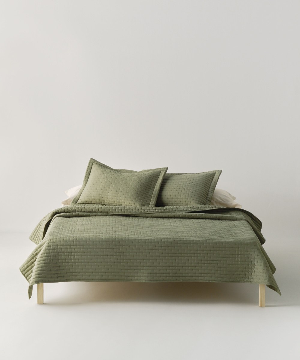 Σετ Κουβερλί Μονό 2 Τεμαχίων Kentia Mason 2 Olive Green 160x240