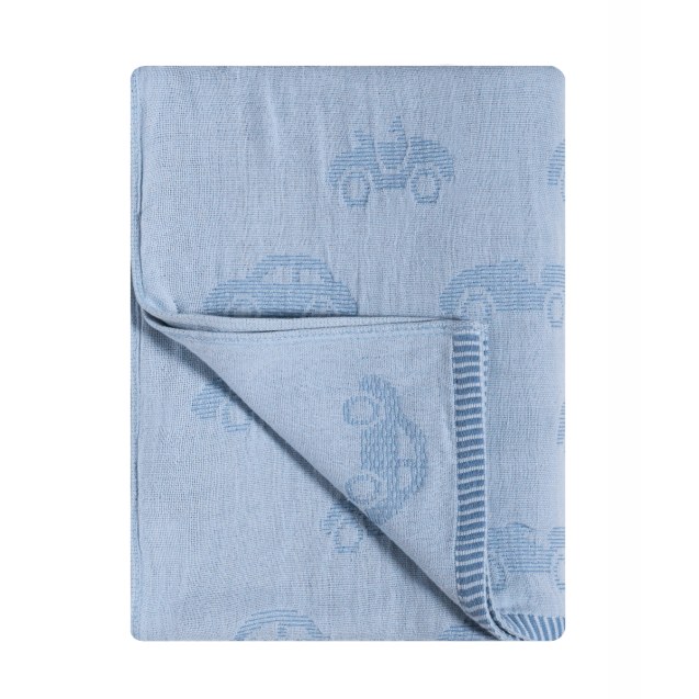Κουβέρτα Αγκαλιάς Kentia Mobilo Blue 70x100