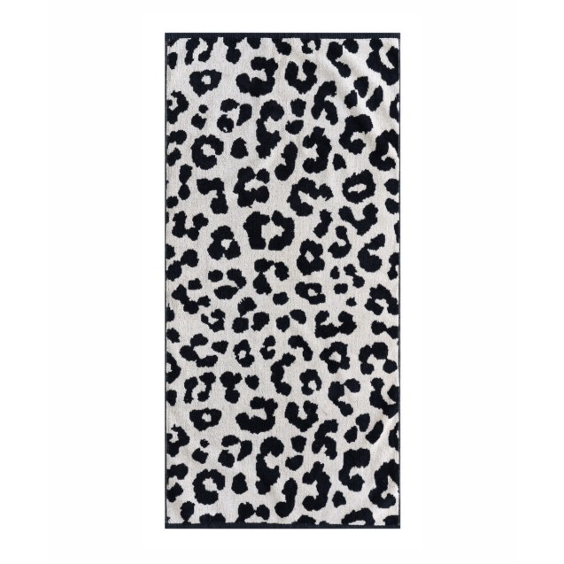 Πετσέτα Προσώπου Kentia Nemera Ecru-Black 50x100