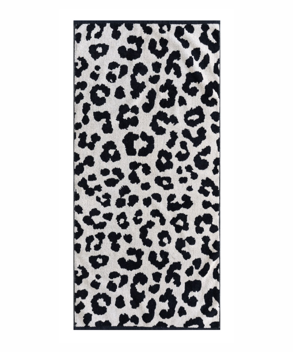 Πετσέτα Σώματος Kentia Nemera Ecru-Black 80x150