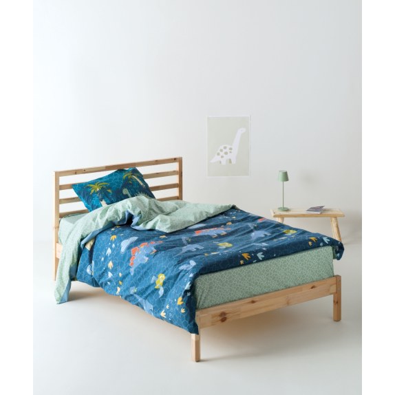 Σετ Παιδικά Σεντόνια Ημίδιπλα 3 Τεμαχίων Kentia Pachy Blue-Mint 190x270