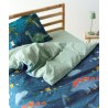 Σετ Παιδικά Σεντόνια Μονά 3 Τεμαχίων Kentia Pachy Blue-Mint 160x270
