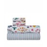 Σετ Σεντόνια Ημίδιπλα 3 Τεμαχίων Kentia Raya White- Red- Blue- Green- Golden Yellow 190x270