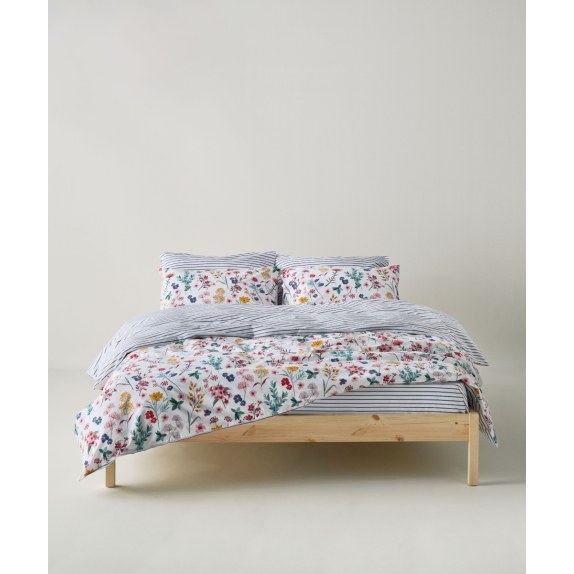 Σετ Σεντόνια Μονά 3 Τεμαχίων Kentia Raya White- Red-...