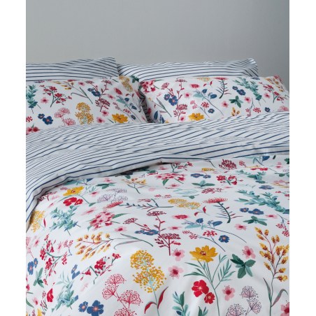 Σετ Σεντόνια Μονά 3 Τεμαχίων Kentia Raya White- Red- Blue- Green- Golden Yellow 160x270