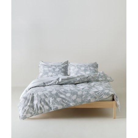 Σετ Σεντόνια King Size 4 Τεμαχίων Kentia Rosaira 22 Grey-White 270x270