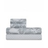 Σετ Σεντόνια King Size 4 Τεμαχίων Kentia Rosaira 22 Grey-White 270x270