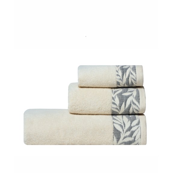 Σετ Πετσέτες 3 Τεμαχίων Kentia Samara 12 Beige...