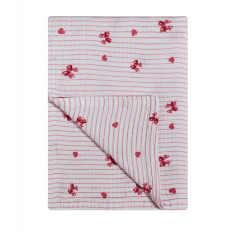 Κουβέρτα Αγκαλιάς Kentia Sassy A Pink-White 70x100