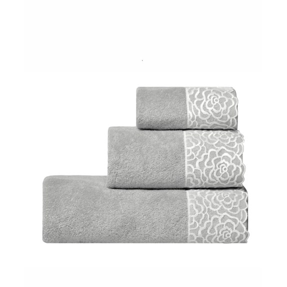 Σετ Πετσέτες 3 Τεμαχίων Kentia Starlight 22 Grey...