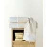Σετ Πετσέτες 3 Τεμαχίων Kentia Starlight 26 Beige 70x140,50x90,30x50