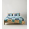 Σετ Σεντόνια Μονά 3 Τεμαχίων Kentia Tetra Mint Green- Ciel- Ochre- Blue- Grey 160x270