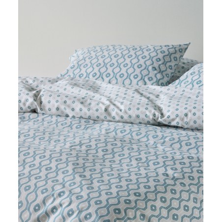 Κουβερλί Μονό Kentia Trubi 1 Petrol-Beige- White 160x240