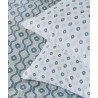 Σετ Μαξιλαροθήκες 2 Τεμαχίων Kentia Trubi 01A Petrol-Beige- White 50x70
