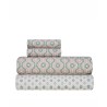 Σετ Σεντόνια King Size 4 Τεμαχίων Kentia Trubi 14 Green- Pink- White 270x270