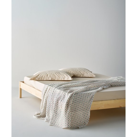 Κουβέρτα King Size Kentia Trubi 14A White-Pink-Green 260x240