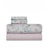 Σετ Σεντόνια King Size 4 Τεμαχίων Kentia Vervita 18 Pink-Whte-Green-Blue 270x270
