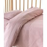 Σετ Παπλωματοθήκη Κούνιας 2 Τεμαχίων Kentia Whisper 14 Old Rose 100x140