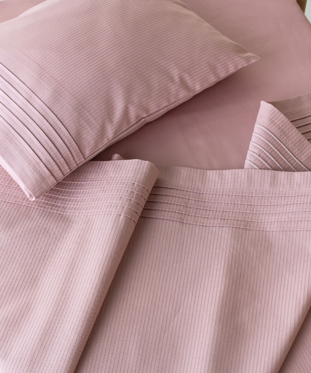 Σετ Σεντόνια Κούνιας 3 Τεμαχίων Kentia Whisper 14 Old Rose 120x170