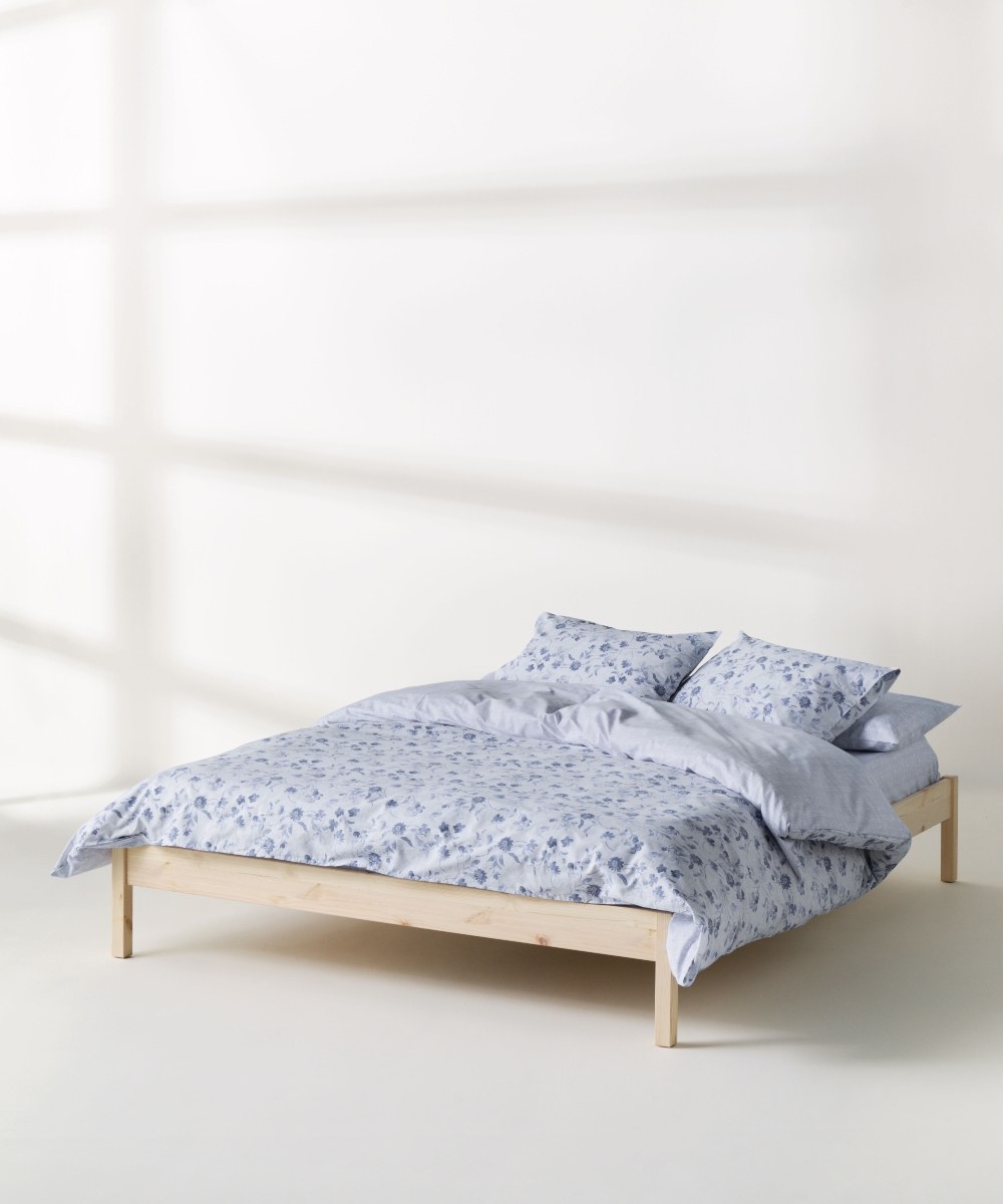 Κουβερλί Μονό Kentia Yuli 1 Blue- White 160x240