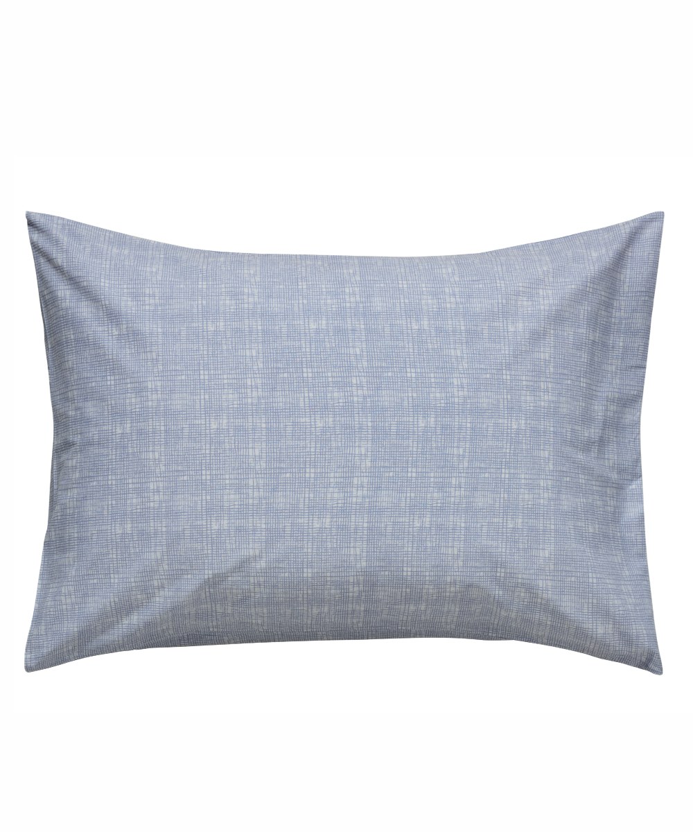 Σετ Μαξιλαροθήκες 2 Τεμαχίων Kentia Yuli 01A Blue- White 50x70