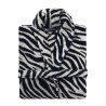 Μπουρνούζι με Γιακά Kentia Zulu L Ecru-Black Large