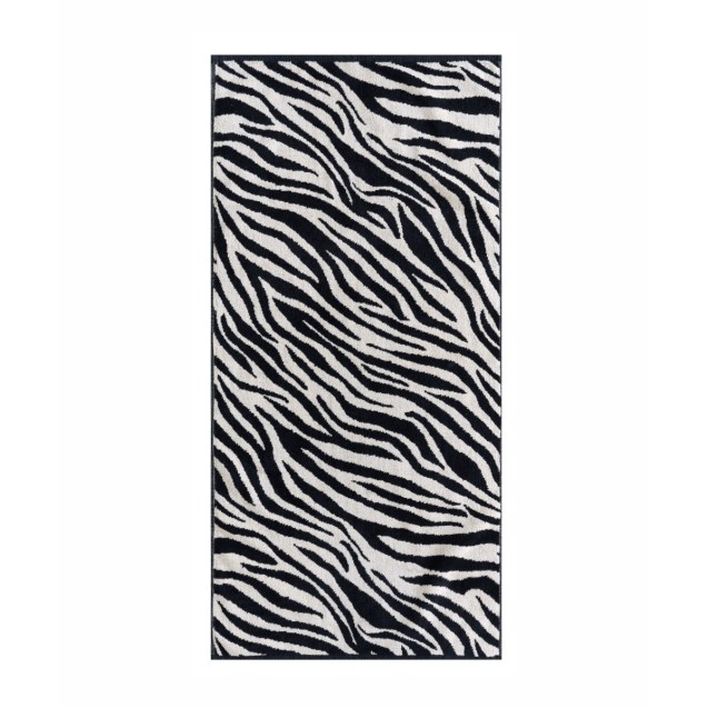 Πετσέτα Προσώπου Kentia Zulu Ecru-Black 50x100