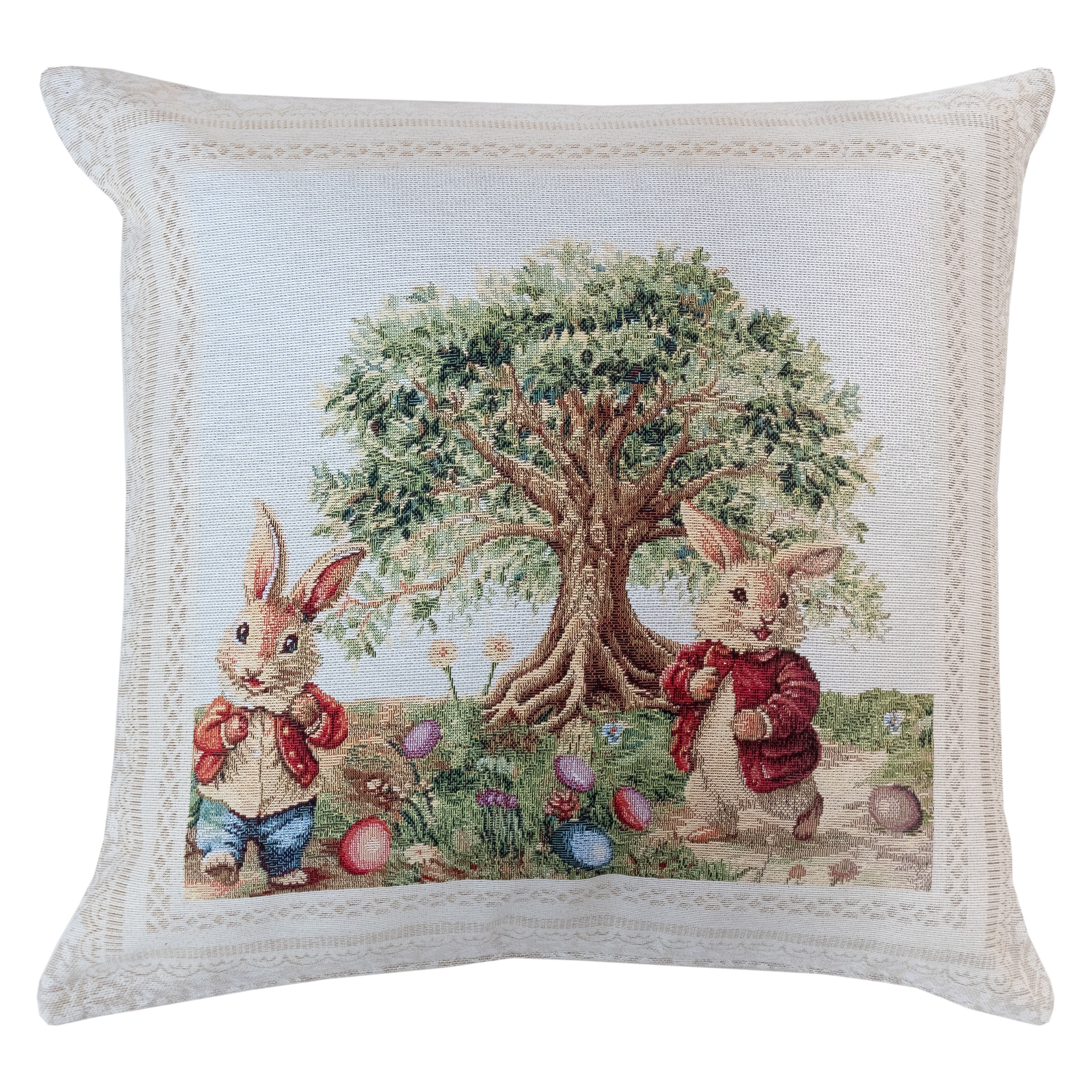 Dimeco Πασχαλινή Μαξιλαροθήκη 45x45 Easter Land